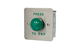 Stainless Steel Exit Button