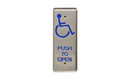 Handicap Stainless Steel Exit Push Plate